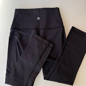 Lululemon Black High-Rise Leggings – Size 2